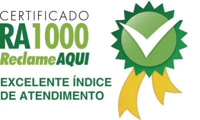 Certificado RA1000 Reclame Aqui